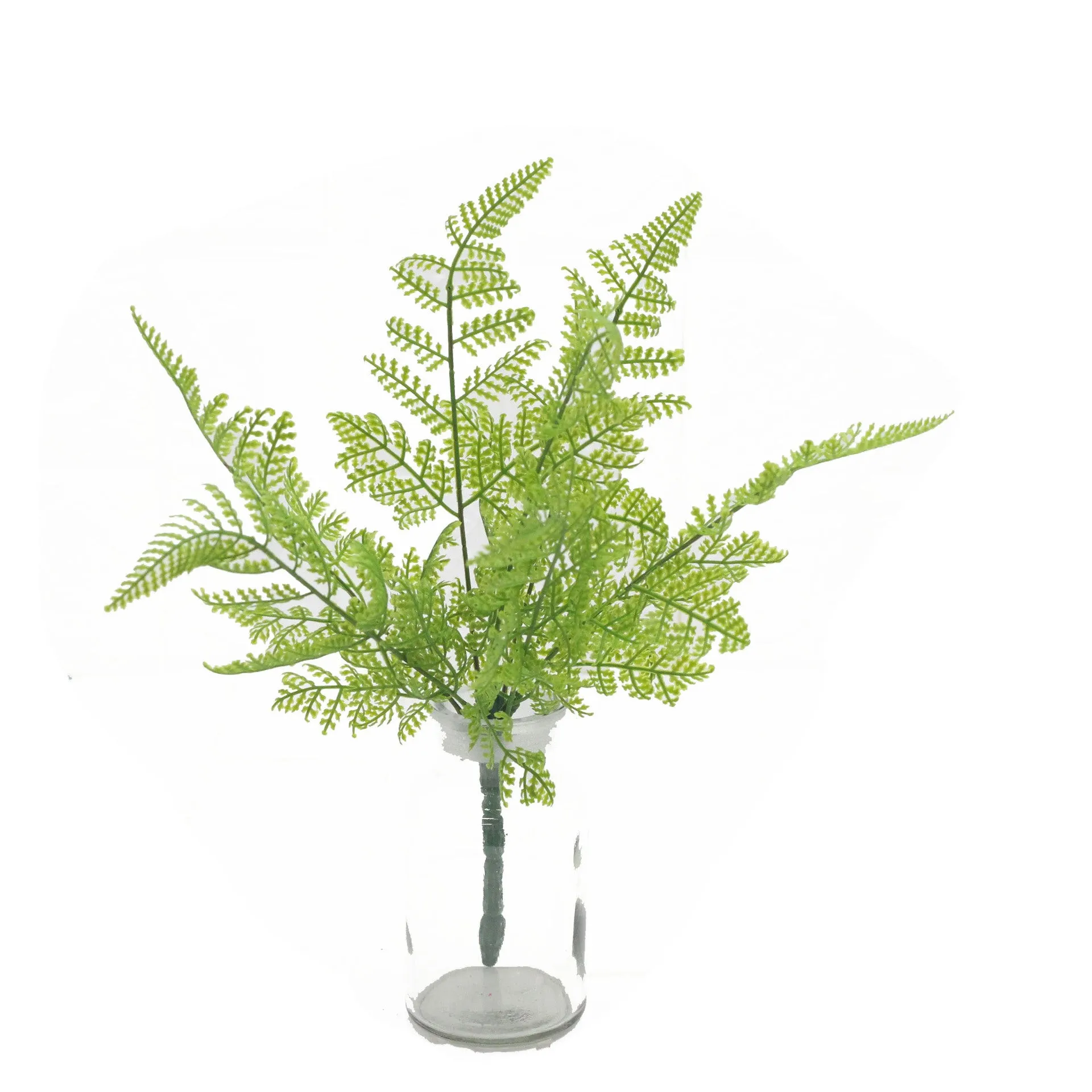 Artificial Plant Silk Flower Plastic Fake Green Plants 5PCS