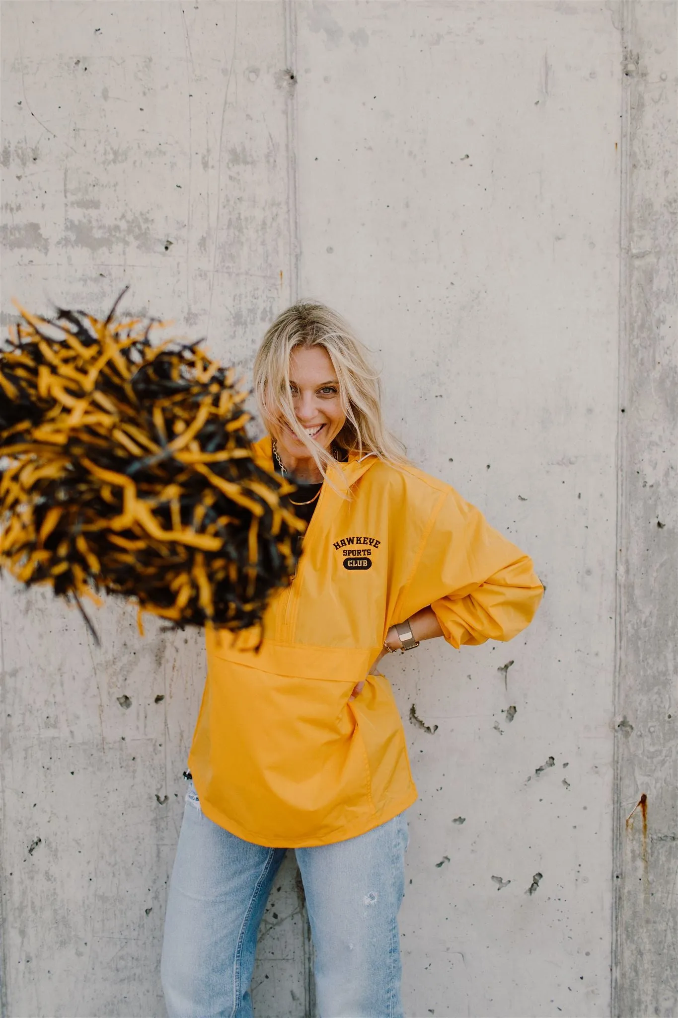 Blond Genius - Hawkeye Sports Club Quarter Zip Jacket