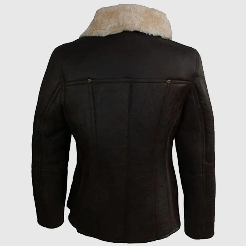 Buy Best Eastern Counties Leather Womens Celine Aviator Sheepskin Coat