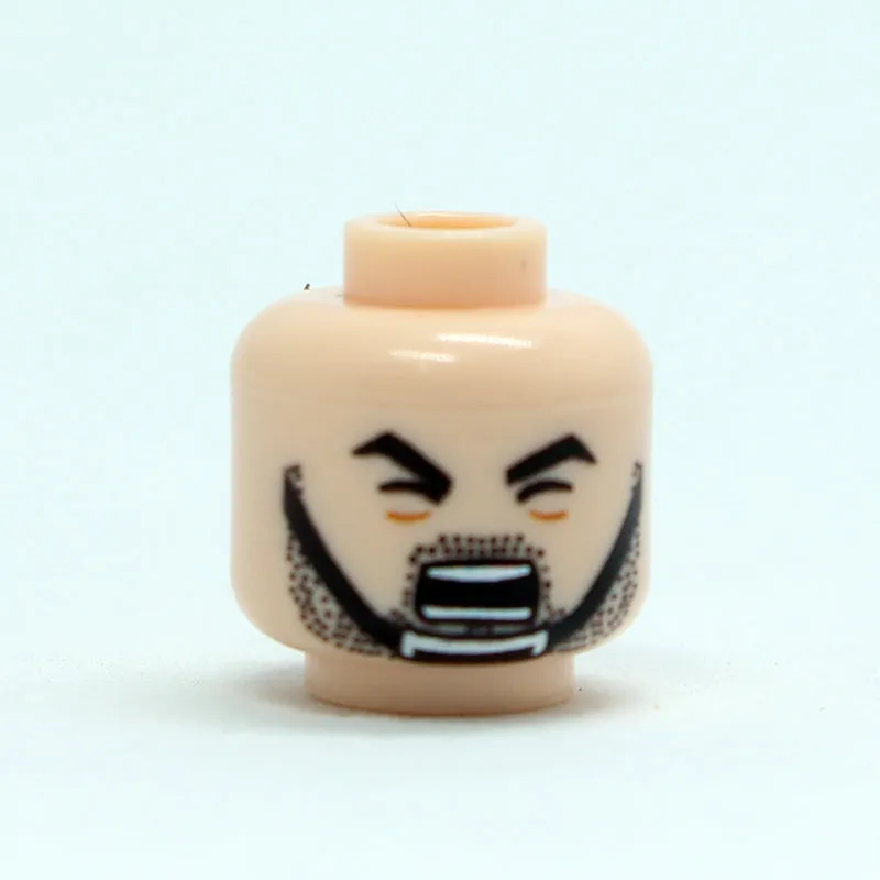 Chin Strap Head - Yelling - Stubble-09