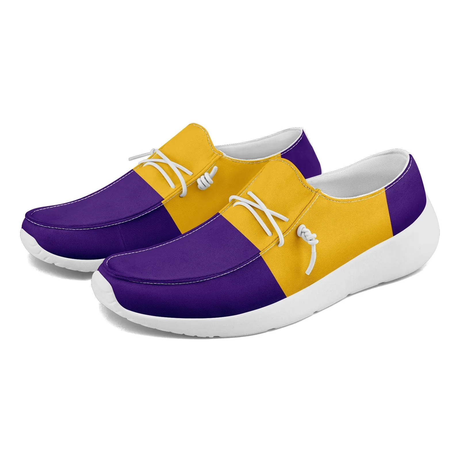 Custom Purple Yellow Minnesota Jacket and Sports Shoes Combo Offer Personalized Combo ZH-D020294-17