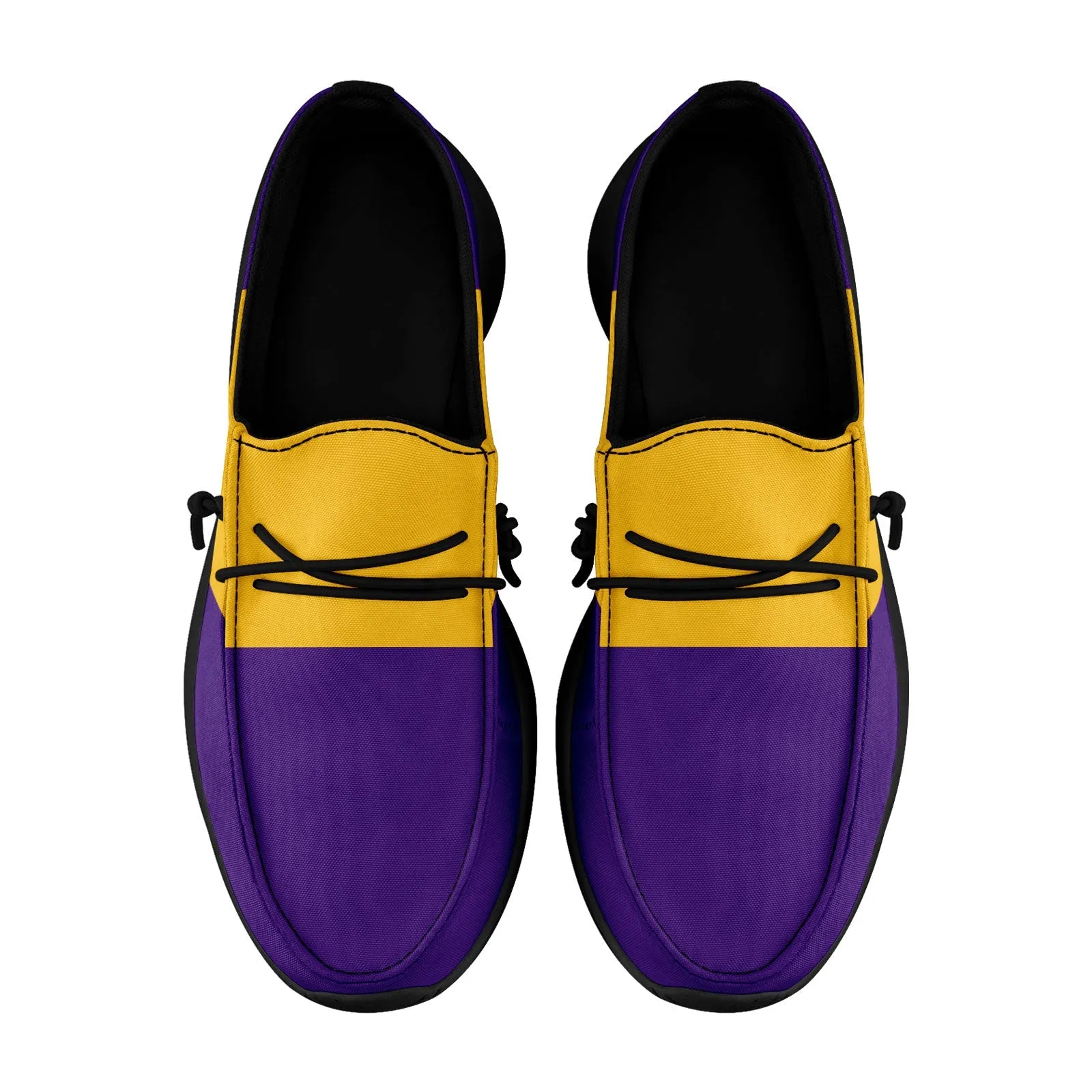 Custom Purple Yellow Minnesota Jacket and Sports Shoes Combo Offer Personalized Combo ZH-D020294-17