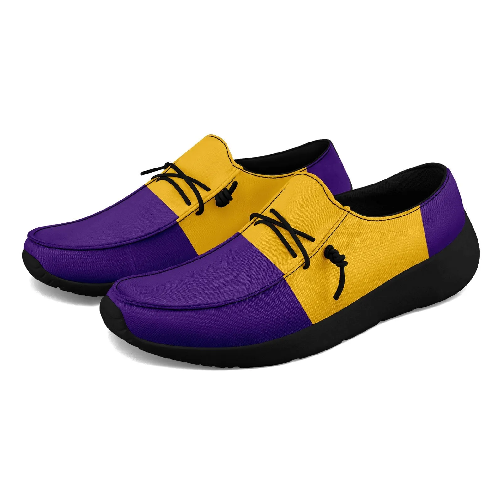 Custom Purple Yellow Minnesota Jacket and Sports Shoes Combo Offer Personalized Combo ZH-D020294-17