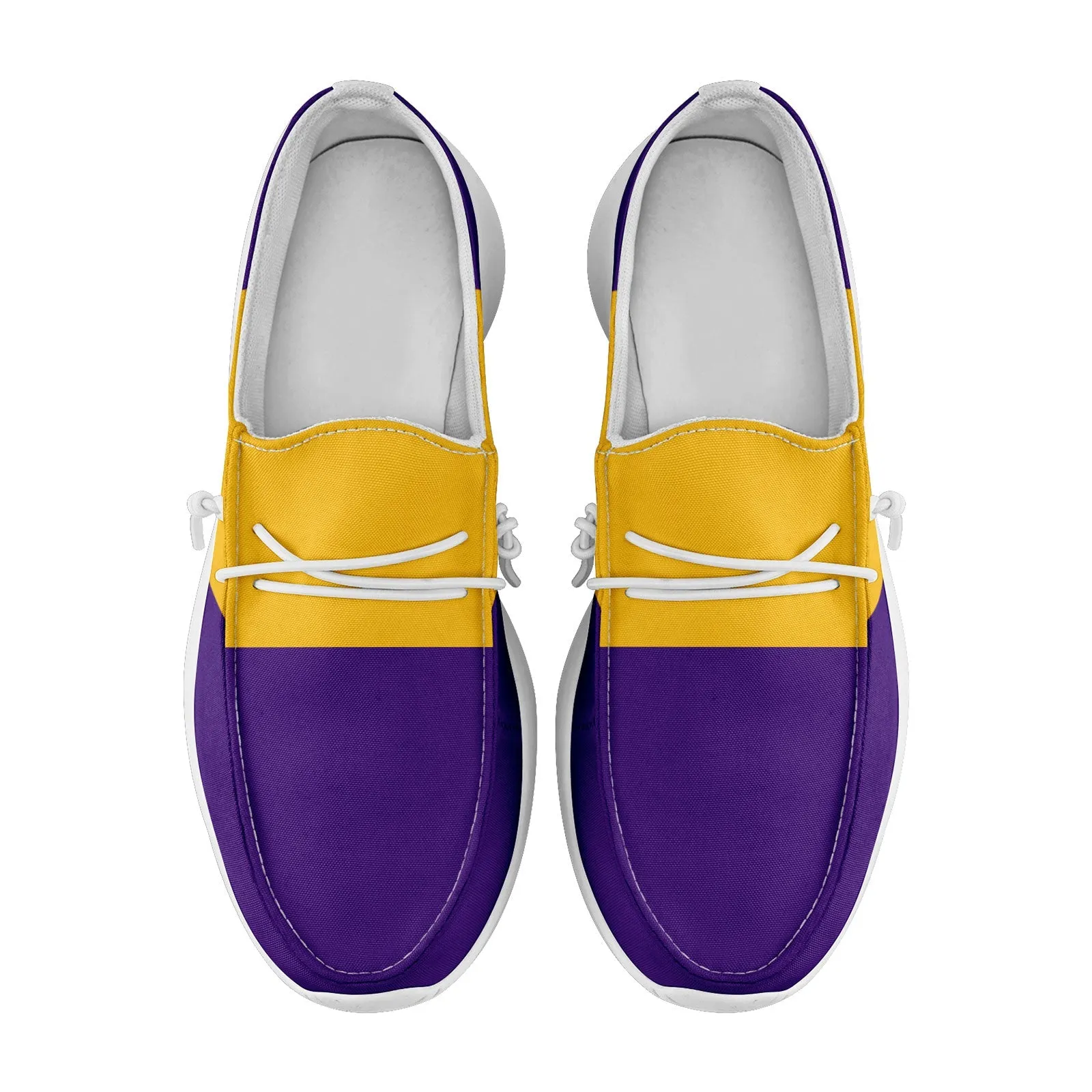 Custom Purple Yellow Minnesota Jacket and Sports Shoes Combo Offer Personalized Combo ZH-D020294-17