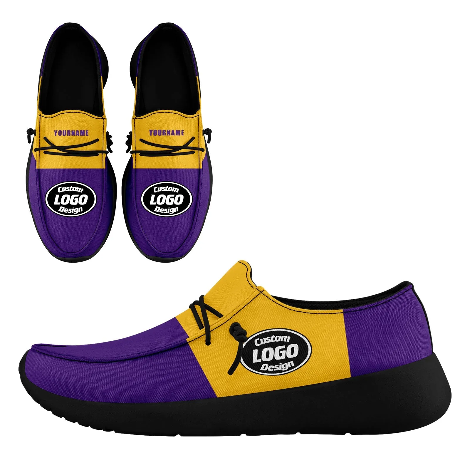 Custom Purple Yellow Minnesota Jacket and Sports Shoes Combo Offer Personalized Combo ZH-D020294-17