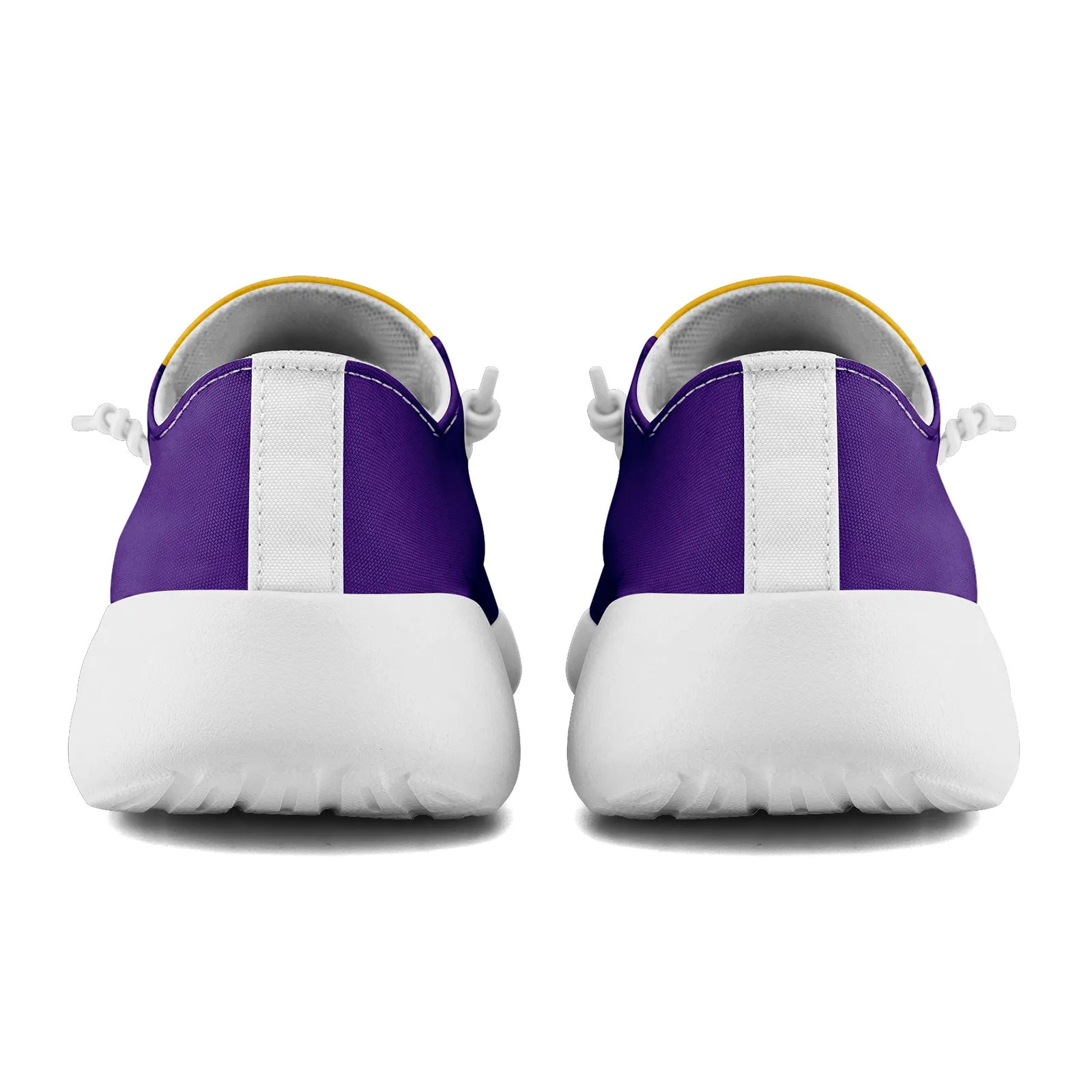 Custom Purple Yellow Minnesota Jacket and Sports Shoes Combo Offer Personalized Combo ZH-D020294-17