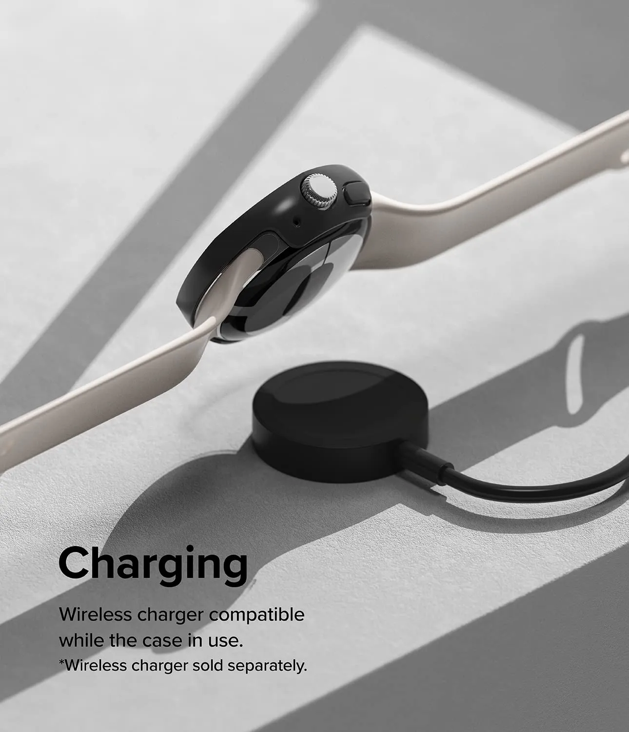 Google Pixel Watch 41mm | Air Sports - Clear & Matte Black