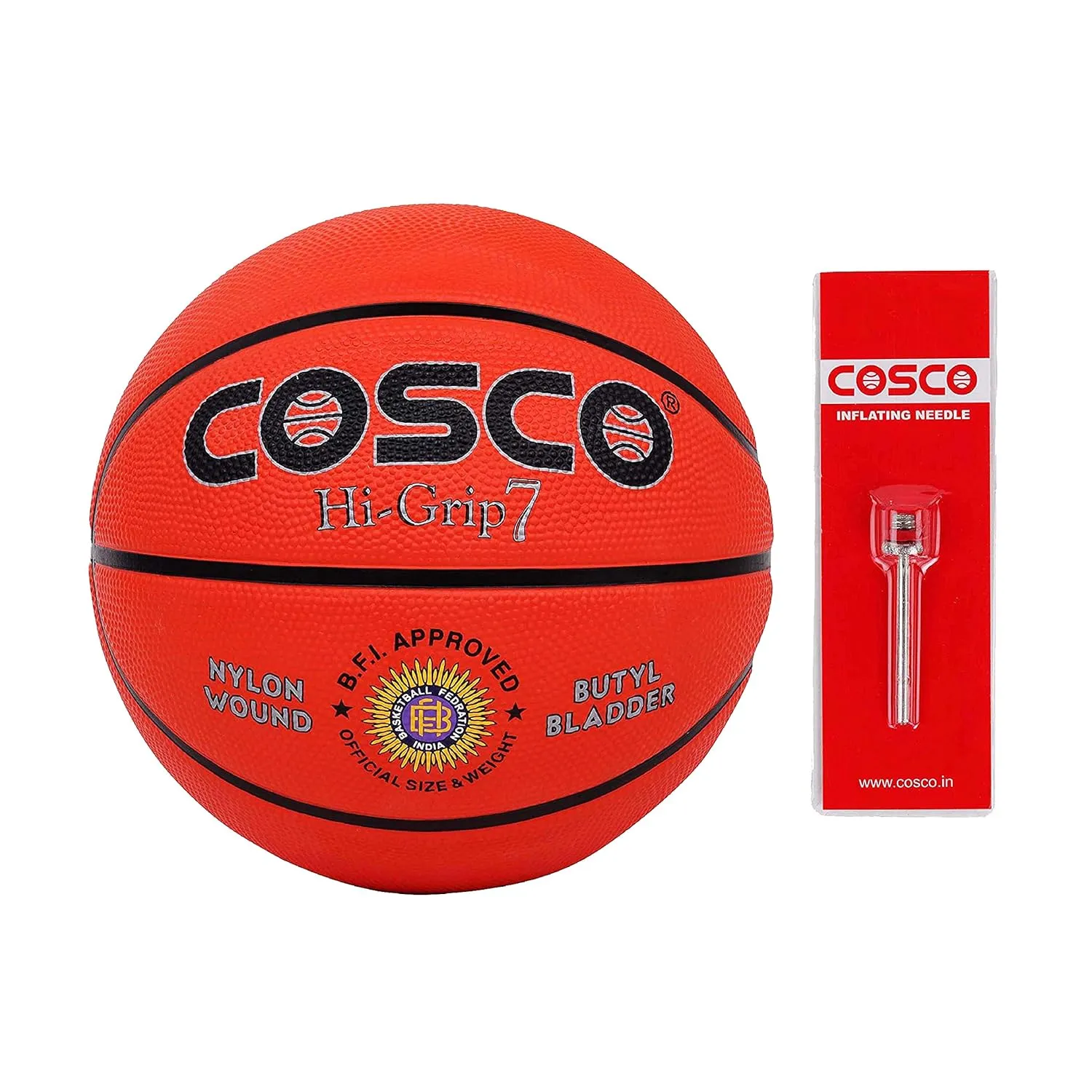 Hi Grip Basket Balls | Size 7 (Orange)