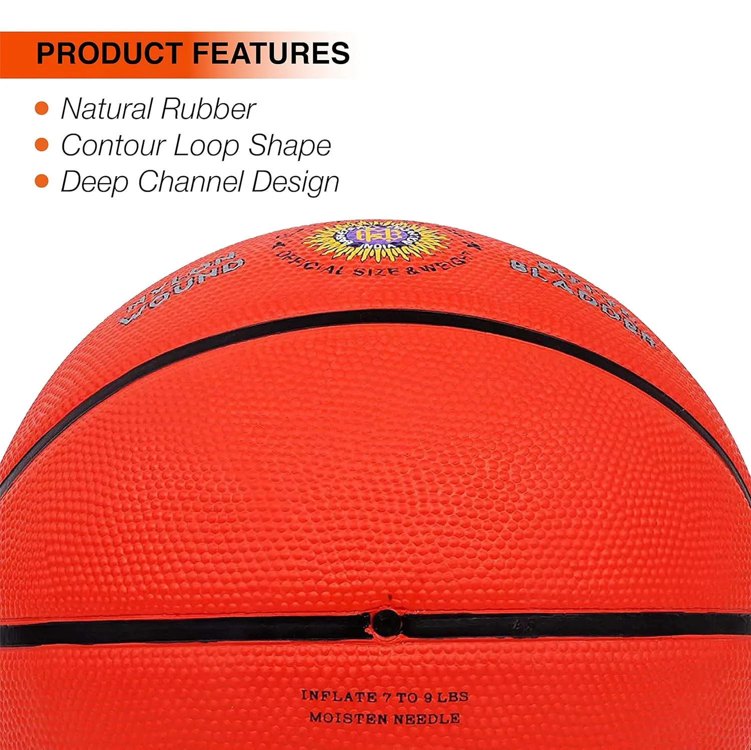 Hi Grip Basket Balls | Size 7 (Orange)