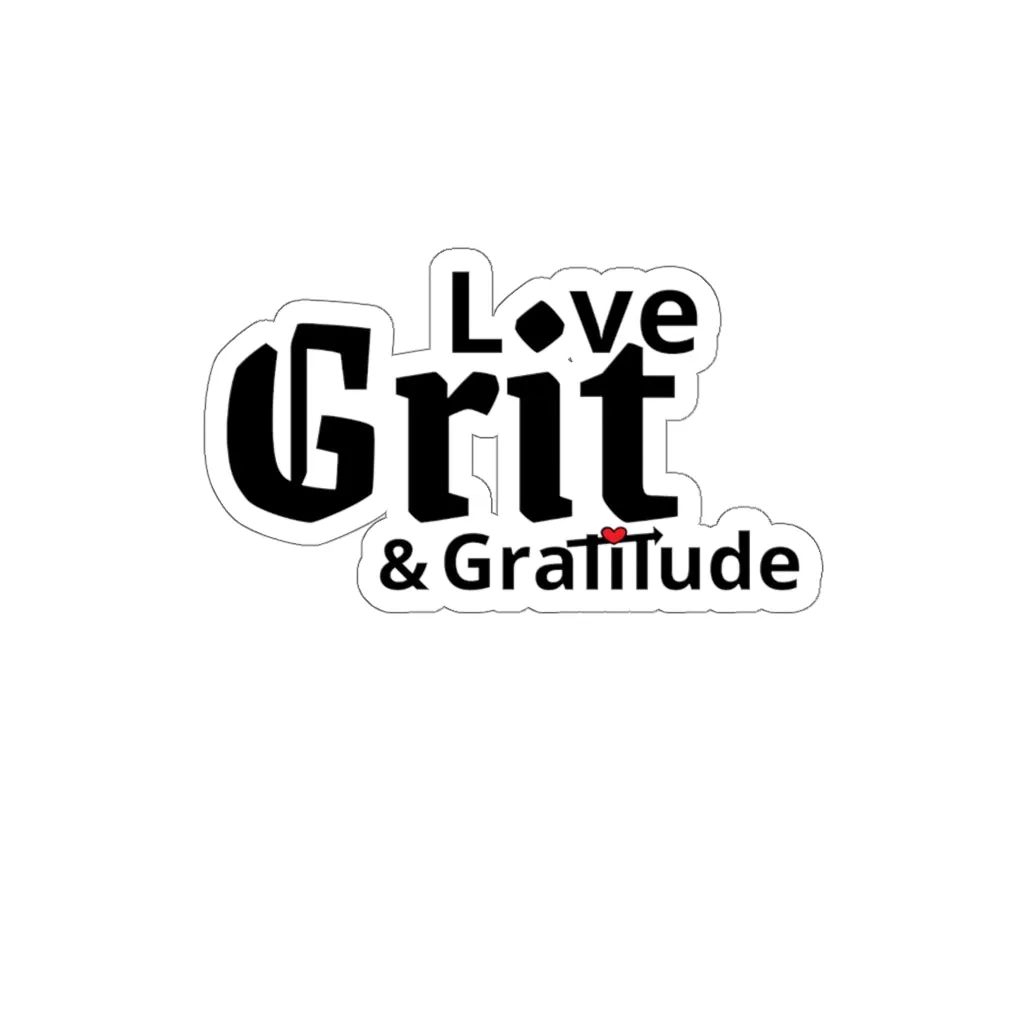 LG&G Black with Red Die-Cut Stickers