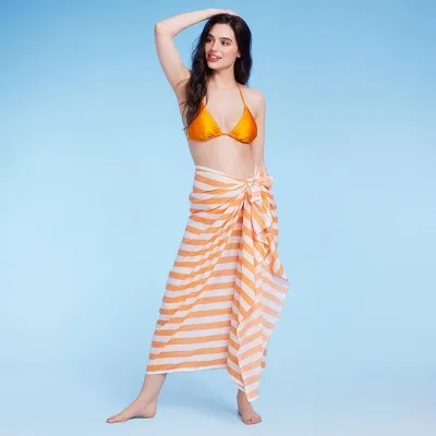 New - Women's Long Cover Up Sarong - Shade & Shore