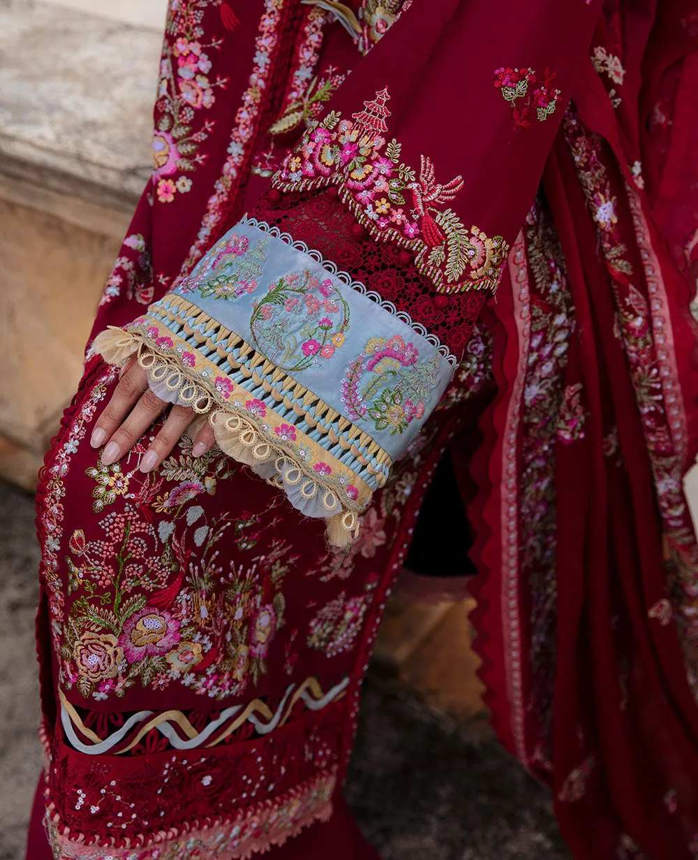 Republic Womenswear Ilana Eid Luxury Lawn – Rouge (D8-A)