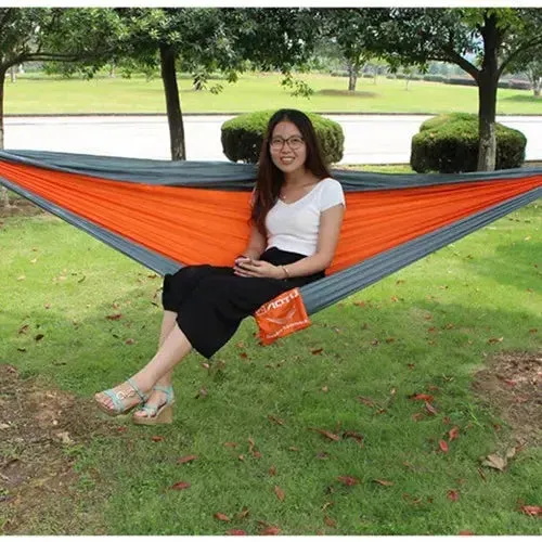 Vilead Camping Hammock Stable Ultralight Portable Parachute Hanging Bed Hunting Sleeping Garden Swing Hammock