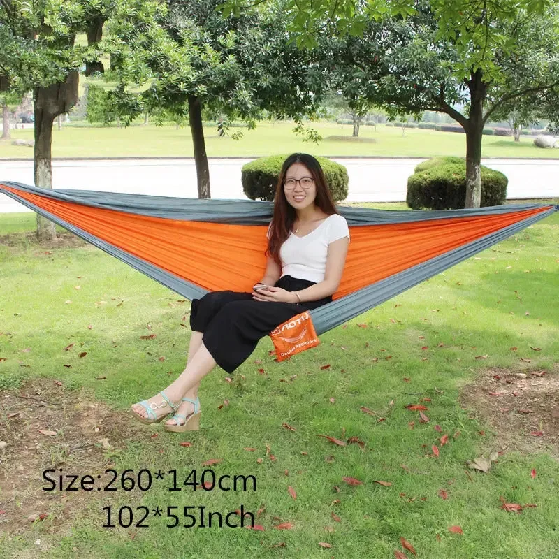 Vilead Camping Hammock Stable Ultralight Portable Parachute Hanging Bed Hunting Sleeping Garden Swing Hammock