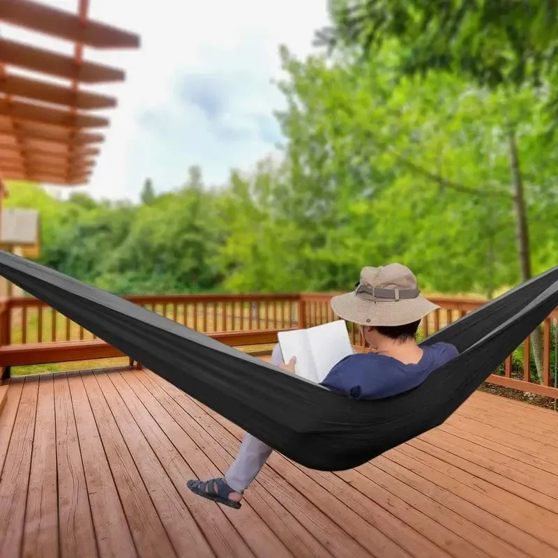Vilead Camping Hammock Stable Ultralight Portable Parachute Hanging Bed Hunting Sleeping Garden Swing Hammock