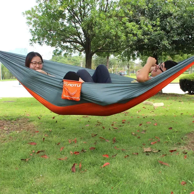 Vilead Camping Hammock Stable Ultralight Portable Parachute Hanging Bed Hunting Sleeping Garden Swing Hammock